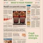 Prime pagine Sole 24 Ore