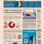 Prime pagine Sole 24 Ore