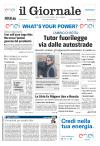 Prime pagine Il Giornale