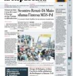 Prime pagine La Repubblica