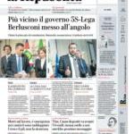 Prime pagine La Repubblica