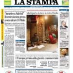 Prime pagine La Stampa