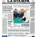 Prime pagine La Stampa