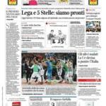 Prime pagine Corriere della Sera