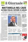 Prime pagine Il Giornale