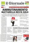 Prime pagine Il Giornale