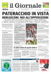 Prime pagine Il Giornale