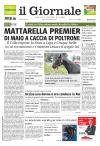 Prime pagine Il Giornale