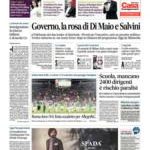 Prime pagine Il Messaggero