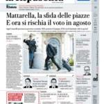 Prime pagine La Repubblica