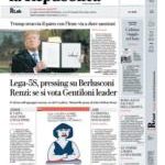 Prime pagine La Repubblica