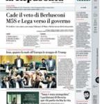 Prime pagine La Repubblica