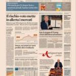 Prime pagine Sole 24 Ore