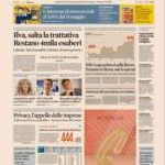 Prime pagine Sole 24 Ore