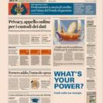 Prime pagine Sole 24 Ore