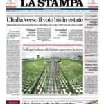 Prime pagine La Stampa